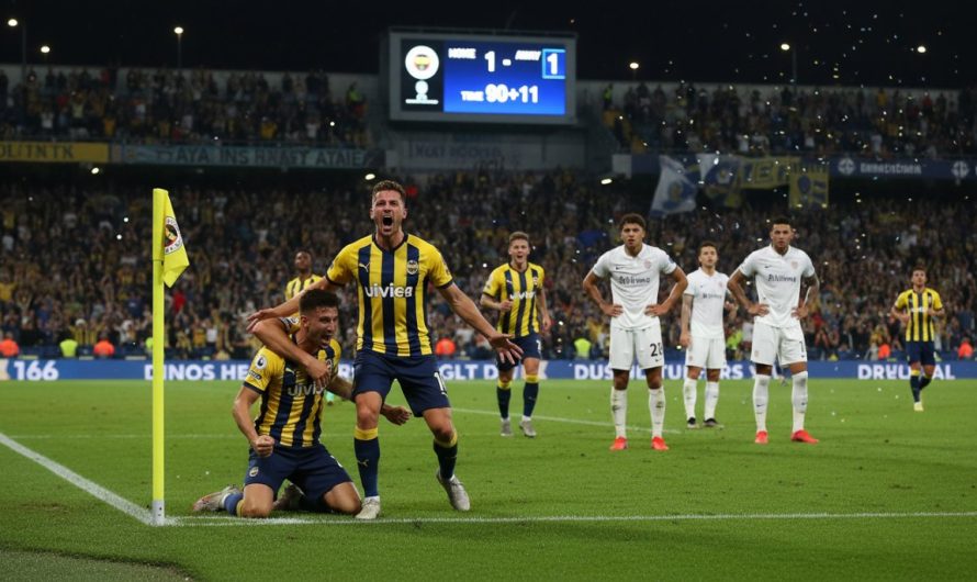 Fenerbahçe Kadıköy’de Kayıp Yaşadı: Beraberliğin Geride Bıraktığı Sorular