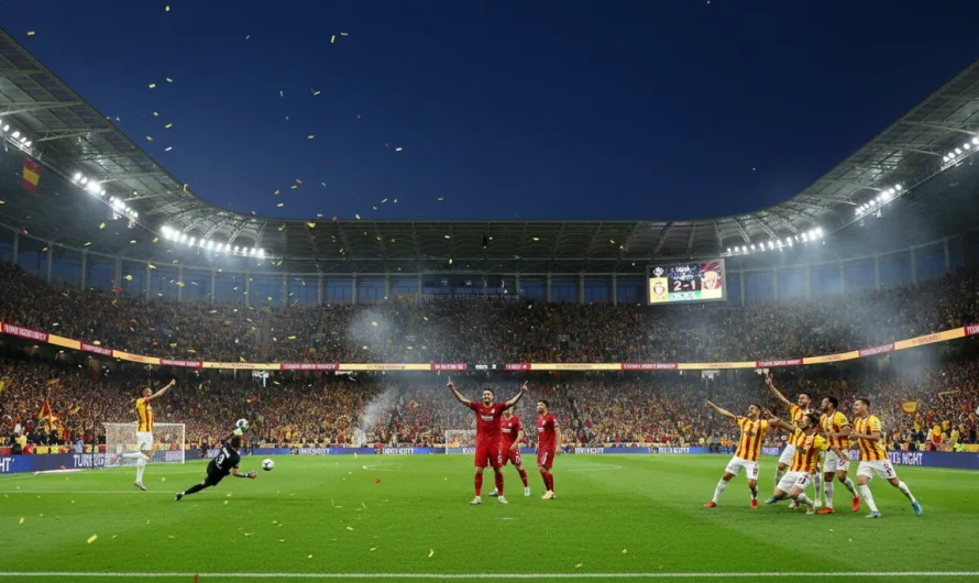 Galatasaray, Fenerbahçe’yi 3-0 Mağlup Ederek Şampiyonluğa Adım Attı